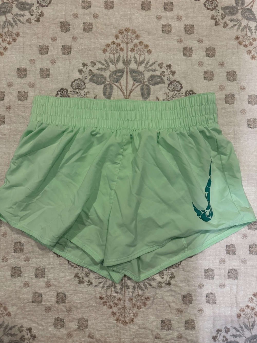 Women's Green Nike dri-fit Athletic Shorts